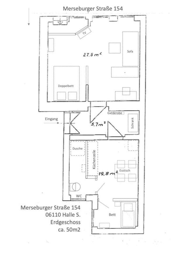 Appartement "Gudrun" Inklusive Parkplatz Halle  Zewnętrze zdjęcie